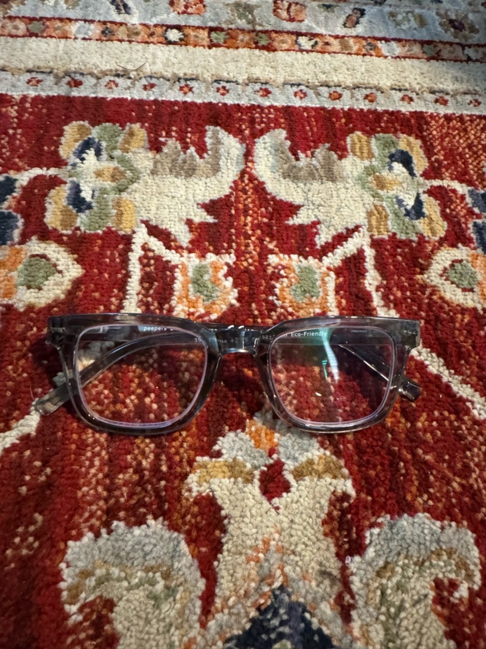 Peepers Blue Light Reading/Screen Glasses +2.75 Translucent Frames Unisex